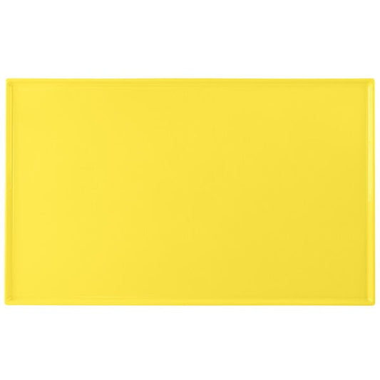 Tablecraft CW2111Y 21" x 12 7/8" Yellow Serving Platter – item 8082111Y