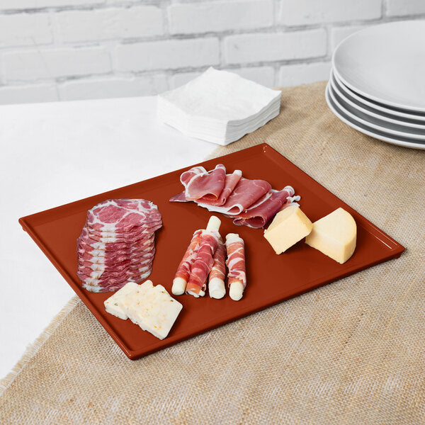 Tablecraft CW2112CP 12 7/8" x 10 1/2" Serving Platter – item 8082112CP image 2