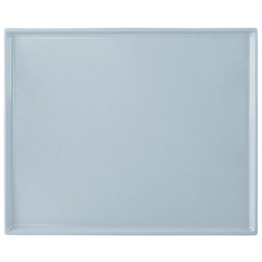 Tablecraft CW2112GY 12 7/8" x 10 1/2" Gray Serving Platter – item 8082112GY