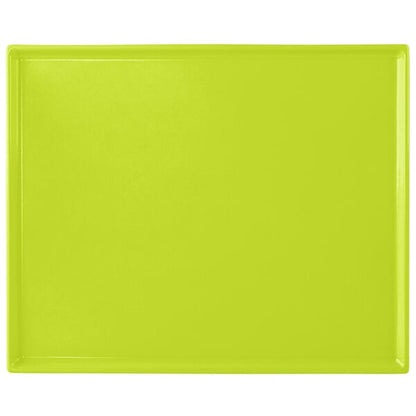 Tablecraft CW2112LG 12 7/8" x 10 1/2" Lime Serving Platter – item 8082112LG