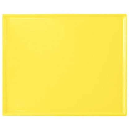Tablecraft CW2112Y 12 7/8" x 10 1/2" Yellow Serving Platter – item 8082112Y