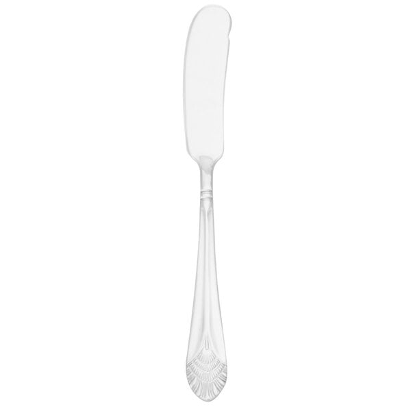 Walco Chalet 6 13/16" 18/10 Flat Handle Butter Spreader – item 9359810