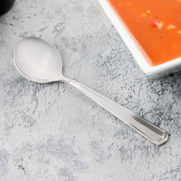 Libbey 146 016 Vermont 6 1/8" Heavy Bouillon Spoon – item 959146016 image 2