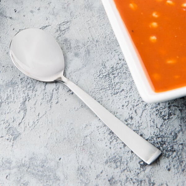 Libbey 858 016 New Charm 5 7/8" Heavy Bouillon Spoon – item 959858016 image 2