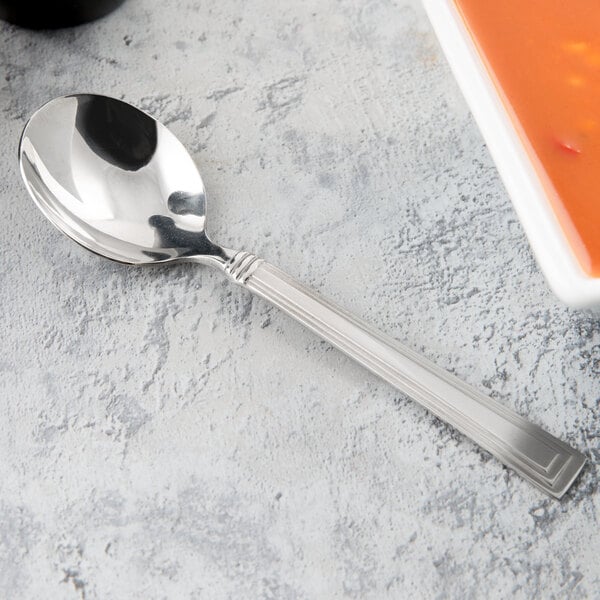 Libbey 977 016 Slate 6 1/4" Heavy Bouillon Spoon – item 959977016 image 2