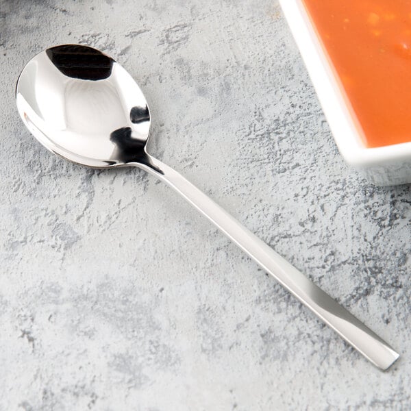 Libbey 963 016 Elexa 7" Heavy Bouillon Spoon – item 959963016 image 2
