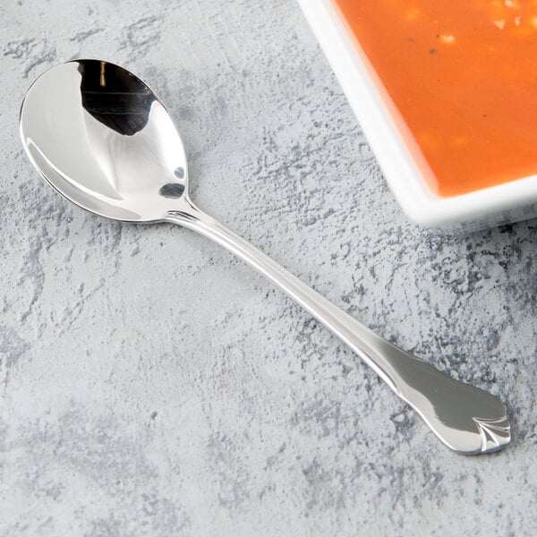 Libbey 967 016 Diana 6 1/8" Heavy Bouillon Spoon – item 959967016 image 2