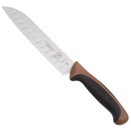 Mercer Culinary M22707BR Santoku Knife w/ Brown Handle – item 470M22707BR