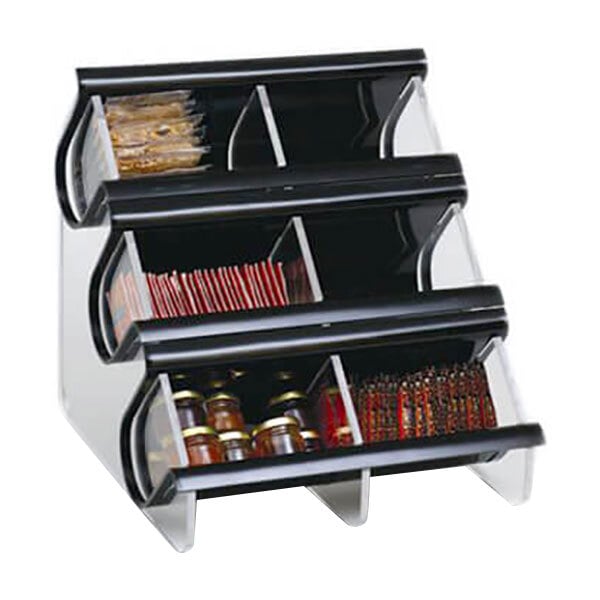 Rosseto EZO739 6 Compartment Acrylic Condiment Organizer – item 640EZO739