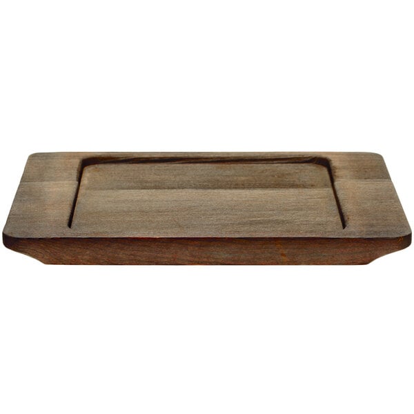Libbey CIS-16TR 7 7/8" x 6 1/8" Underliner w/ Wood-Grain – item 959CIS16TR image 2