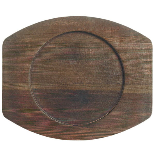 Libbey CIS-17TR 8 1/2" x 7" Cedar Underliner w/ Wood-Grain – item 959CIS17TR