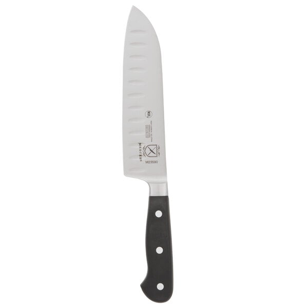 Mercer Culinary M23590 Santoku Knife w/ Granton Edge – item 470M23590