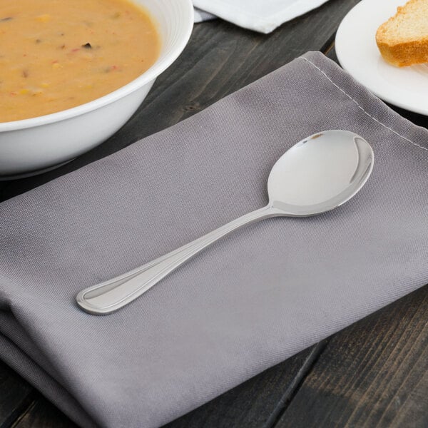 Walco Pacific Rim 5 3/4" X-Heavy Bouillon Spoon – item 935PAC12 image 2
