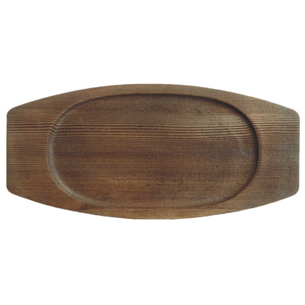 Libbey CIS-18TR 12 1/4" x 5 3/4" Underliner w/ Wood-Grain – item 959CIS18TR