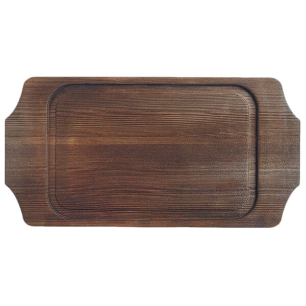 Libbey CIS-19TR 14 1/8" x 7 1/4" Underliner w/ Wood-Grain – item 959CIS19TR