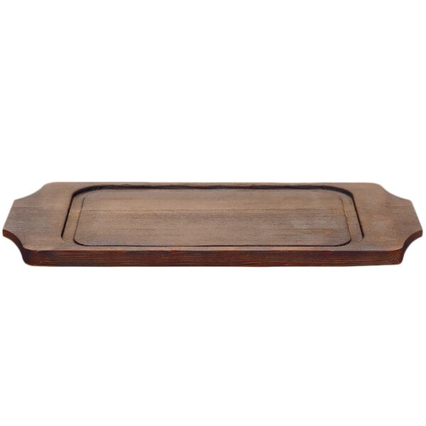 Libbey CIS-19TR 14 1/8" x 7 1/4" Underliner w/ Wood-Grain – item 959CIS19TR image 2