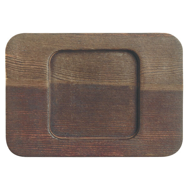 Libbey CIS-26TR 5 1/2" x 4" Cedar Underliner w/ Wood-Grain – item 959CIS26TR