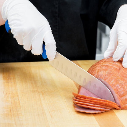 Mercer Culinary M22707BL Santoku Knife w/ Blue Handle – item 470M22707BL image 2