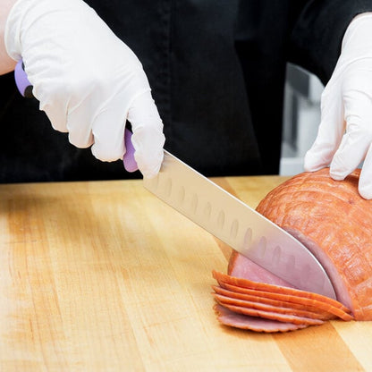 Mercer Santoku Knife w/ Purple Allergen-Free Handle – item 470M22707PU image 2