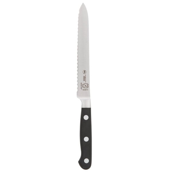 Mercer Culinary M23610 Knife w/ Serrated / Wavy Edge – item 470M23610