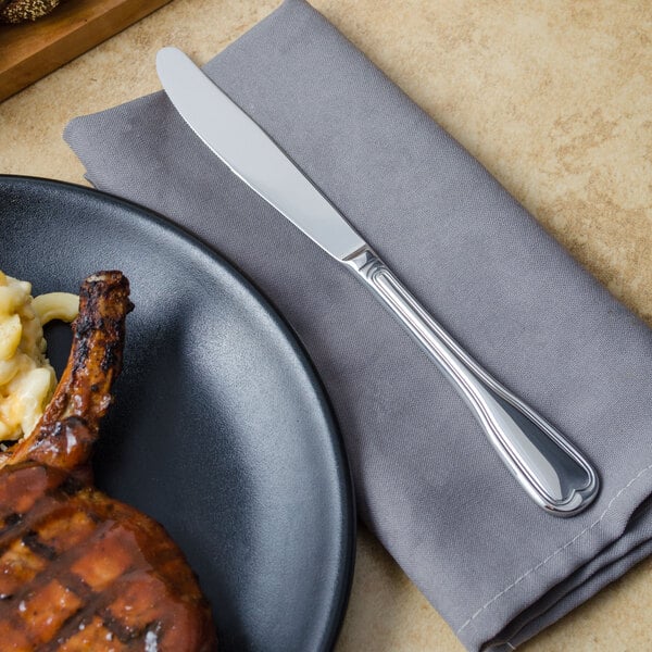 Walco Luxor 8 13/16" 18/10 X-Heavy Dinner Knife – item 9359345 image 2