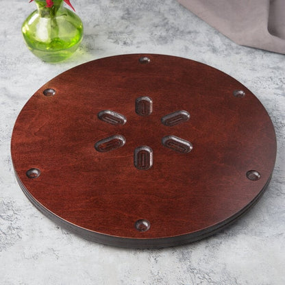 2 FinishesBon Chef 14" Cherry Lazy Susan Cutting Board – item 20185013