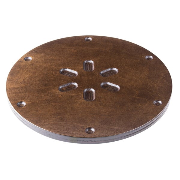 Bon Chef 14" Mahogany Lazy Susan Cutting Board – item 20185013MGNY image 2