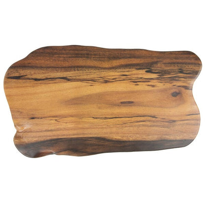 American Metalcraft 17 3/8" x 9 Serving Board - Faux Acacia – item 124AWM17 image 2