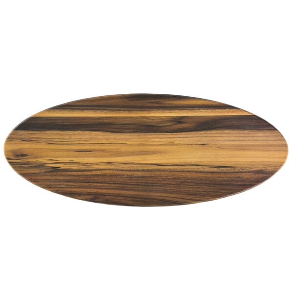 American Metalcraft 25 1/2" x Serving Board - Faux Acacia – item 124AWM25 image 2