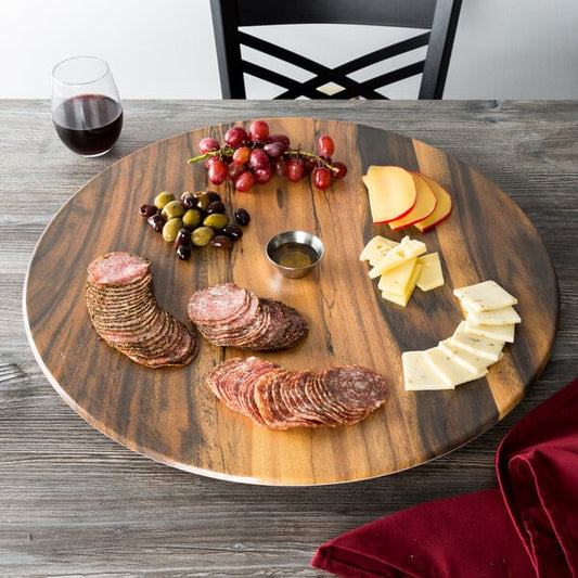 American Metalcraft 21 1/2" Serving Board - Faux Acacia – item 124AWM21