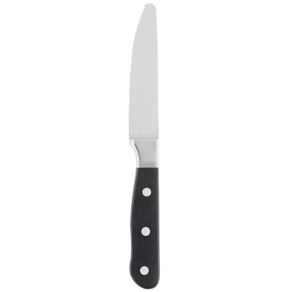 Libbey 201 2694 Deluxe Steak Knife w/ Black Plastic Handle – item 9592012694