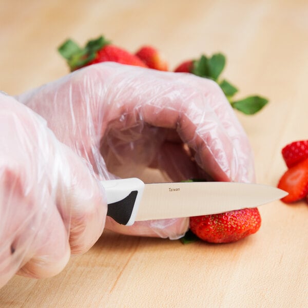Mercer Culinary M23930WBH Paring Knife w/ White Handle – item 470M23930WBH image 2