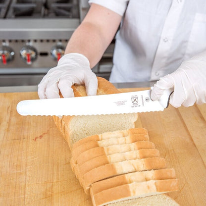 Mercer Culinary M23210WBH Bread Knife w/ White Handle – item 470M23210WBH image 2