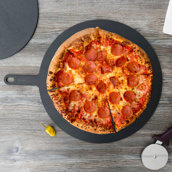 Epicurean 18" Slate Richlite Wood Fiber Round Cutting Board – item 353429231802
