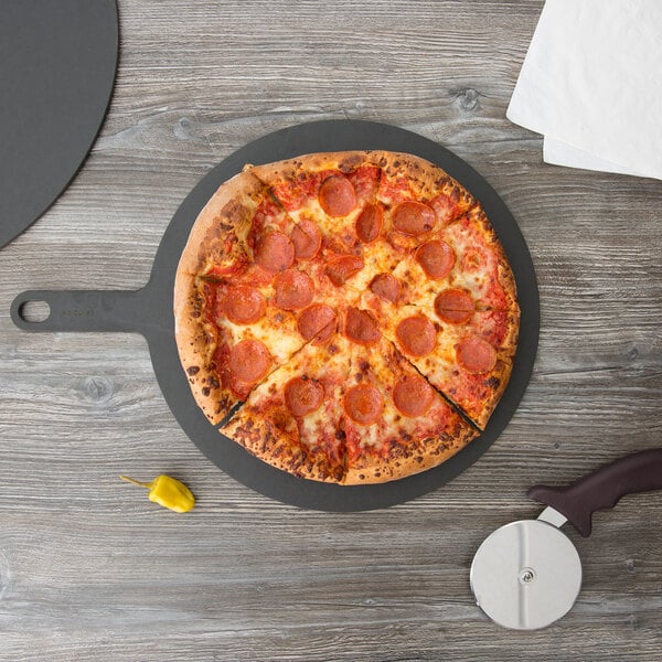 Epicurean 14" Slate Richlite Wood Fiber Round Cutting Board – item 353429191402