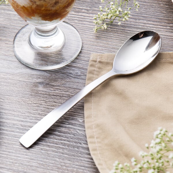 Libbey 962 002 Oceanside 7 1/4" Heavy Dessert Spoon – item 959962002 image 2