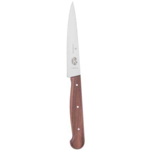 Victorinox 5.2000.12-X2 4 3/4" Utility Knife w/ Wood Handle – item 35347002