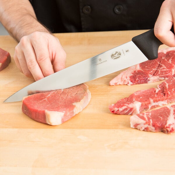 Victorinox 5.4503.25-X1 10" Carving Knife w/ Fibrox Handle – item 35347540 image 2