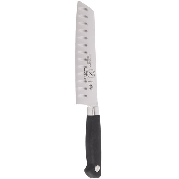 Mercer Culinary M21067 Nakiri Knife w/ Granton Edge & Blade – item 470M21067