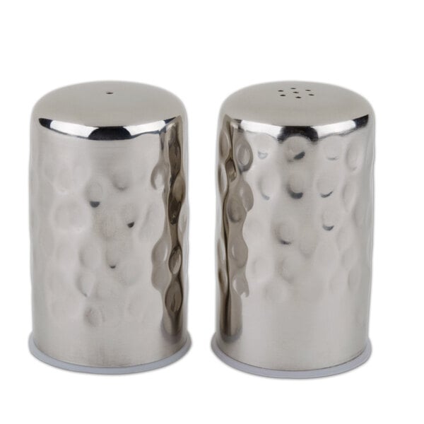 2 oz. Hammered Finish Salt & Pepper Shaker – item 124HMSP2
