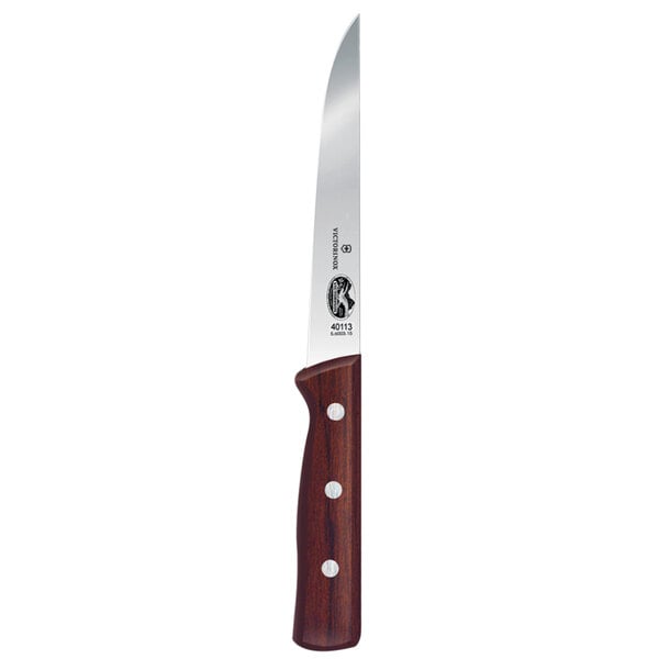 Victorinox 5.6106.15 6" Wide Boning Knife w/ Wood Handle – item 35340113