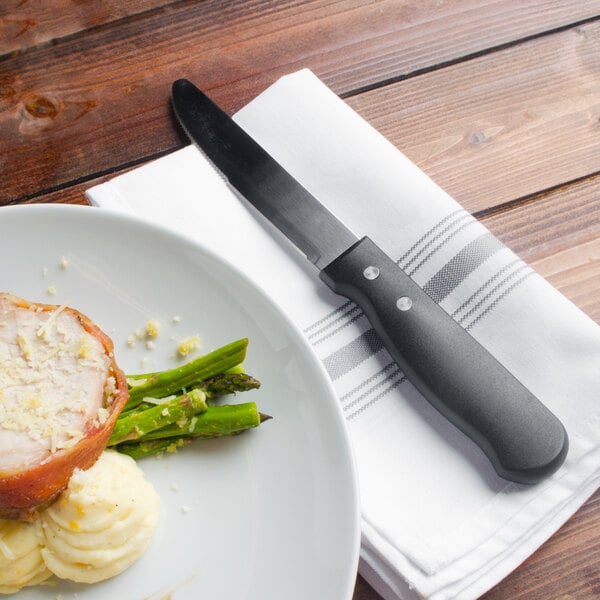 Walco 5 1/5" Steak Knife w/ Jumbo Plastic Handle – item 935620527 image 2
