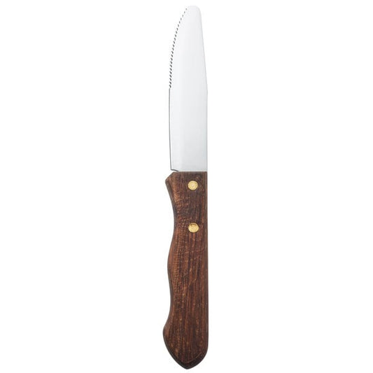 Walco 4 3/4" Steak Knife w/ Dark Hardwood Handle – item 935630528