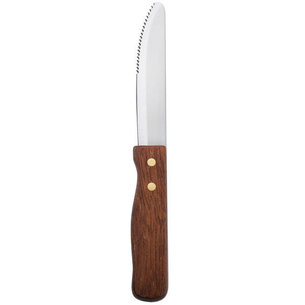 Walco Utica II 5 1/16" Steak Knife w/ Jumbo Hardwood Handle – item 935660537