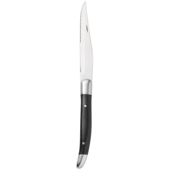 Walco Parisian 4 1/5" Steak Knife w/ Black Delrin Handle – item 935800152