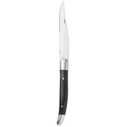 Walco Parisian 4 1/5" Steak Knife w/ Black Delrin Handle – item 935800152
