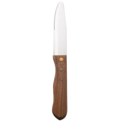Walco 4 3/4" Steak Knife w/ Stained Hardwood Handle – item 935830527