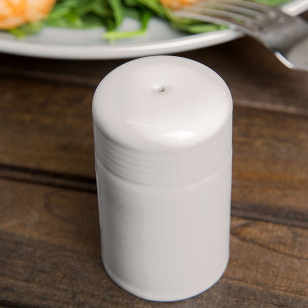 2 ColorsTuxton BEJ-0301 2 oz. Eggshell China Salt Shaker – item 303SALTIV image 2