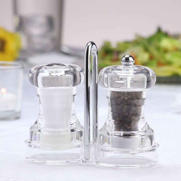 Chef Specialties 01630 4" Capstan Salt & Pepper Mill Set – item 58201630 image 2