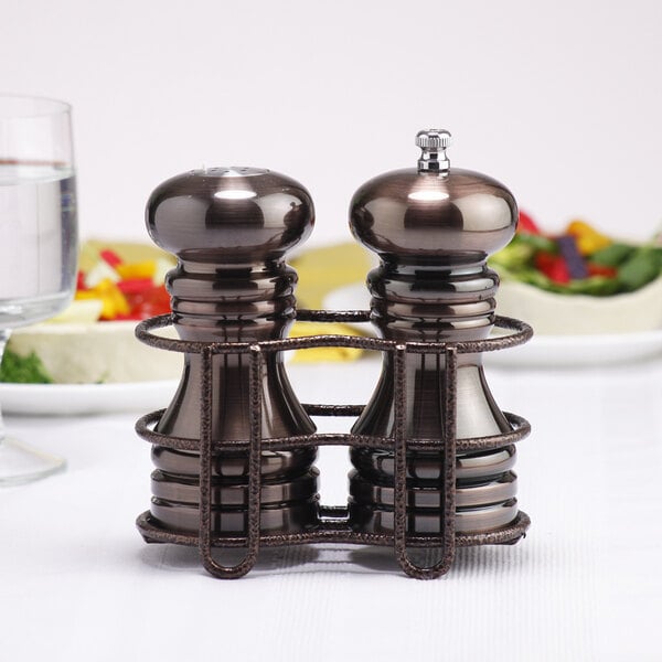 Chef Specialties 90055 5 7/8" Burnished Salt & Pepper Mill – item 58290055SCPR image 2